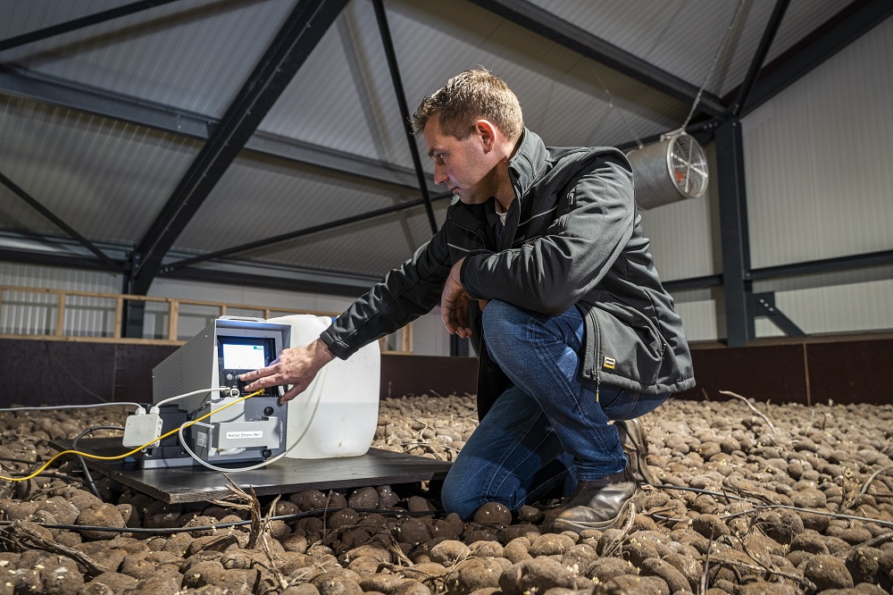 “Je kunt aan de aardappelen zien dat natuurlijke kiemremmer zijn werk doet”